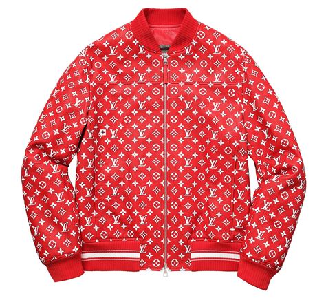 supreme louis vuitton varsity jacket|Louis Vuitton supreme jacket price.